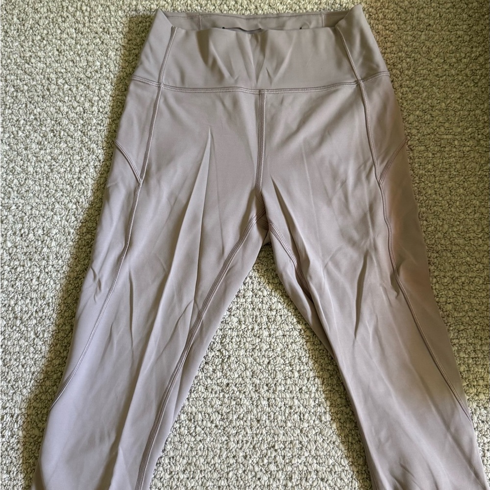Lululemon Women's Taupe High-Waisted Leggings